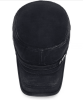 Cotton Hat Adjustable Black-Fabric trimmed Vintage