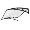 100x100 5mm PC Hollow Sheet Awning