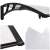 100x100 5mm PC Hollow Sheet Awning