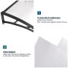 100x100 5mm PC Hollow Sheet Awning