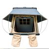 Trustmade Triangle Aluminium Black Hard Shell Beige Rooftop Tent Scout MAX Series