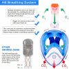 Snorkeling Mask; Full Face Snorkeling & Diving Mask With 180Â° Panoramic View With Longer Vent Tube; Waterproof; Anti-Fog & Anti-Leak Technology Mask;