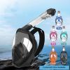 Snorkeling Mask; Full Face Snorkeling & Diving Mask With 180Â° Panoramic View With Longer Vent Tube; Waterproof; Anti-Fog & Anti-Leak Technology Mask;