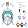 Snorkeling Mask; Full Face Snorkeling & Diving Mask With 180Â° Panoramic View With Longer Vent Tube; Waterproof; Anti-Fog & Anti-Leak Technology Mask;